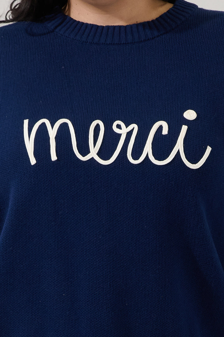 Merci Long Sleeve Sweater Curve