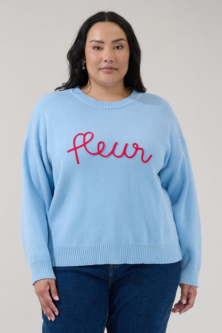 Fleur Crewneck Sweater Curve