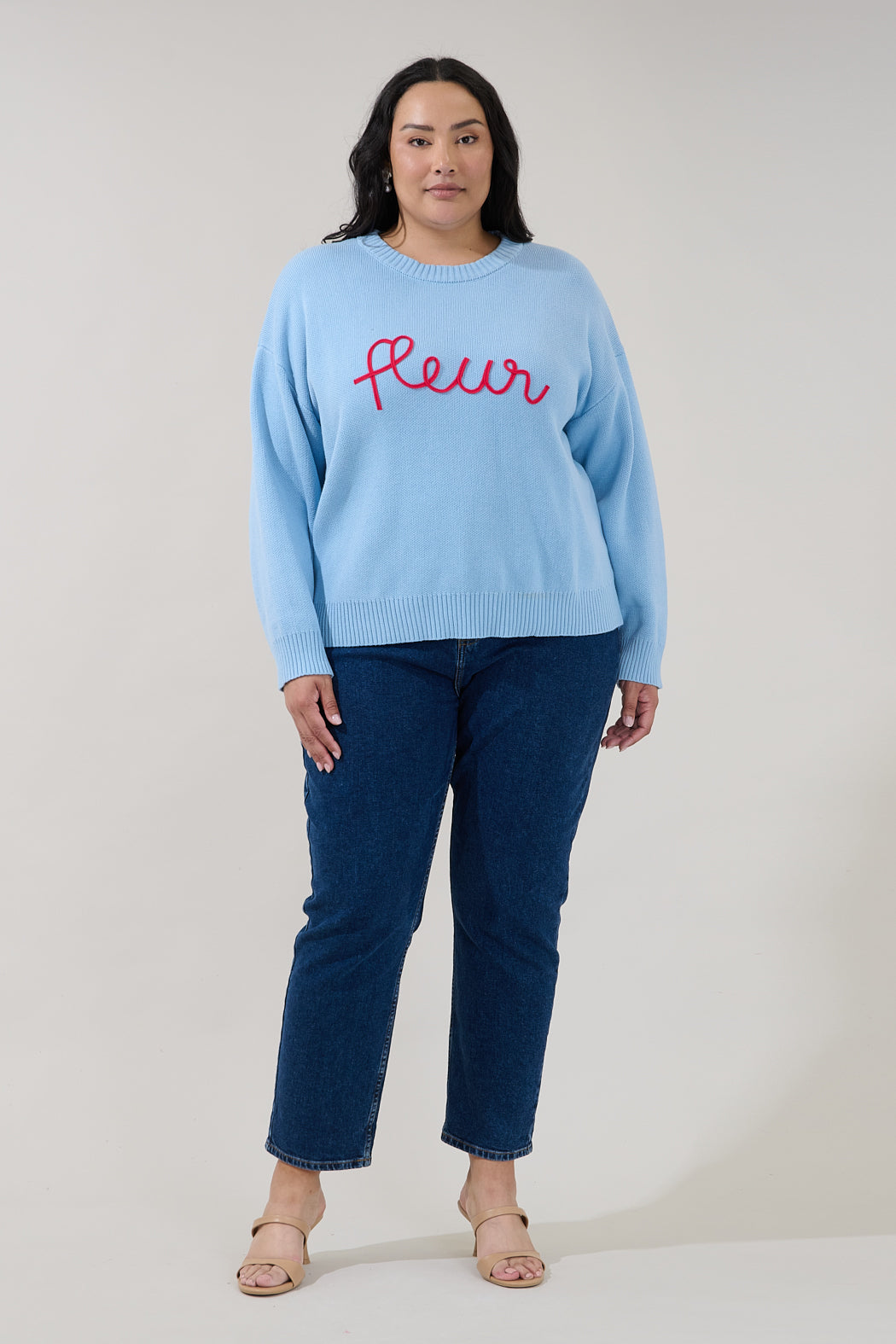 Fleur Crewneck Sweater Curve
