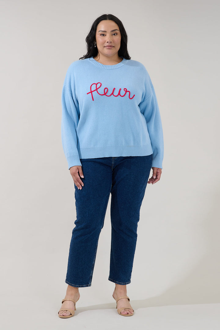 Fleur Crewneck Sweater Curve