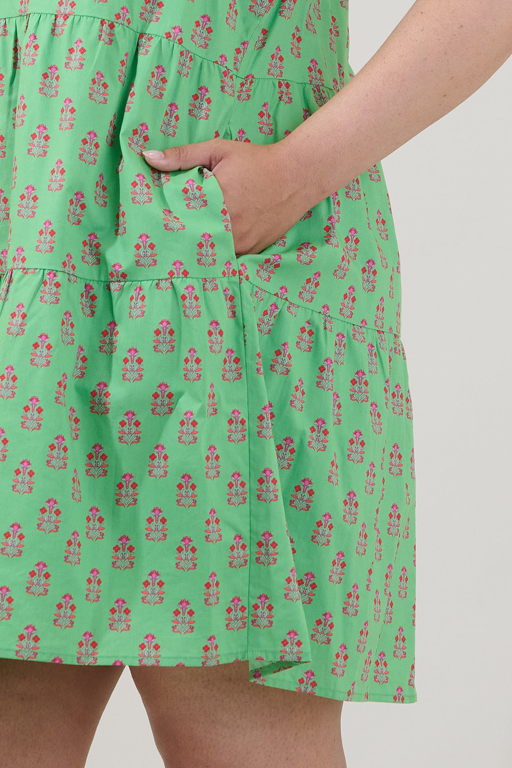 Lauren Shift Mini Dress Raidy Floral Curve