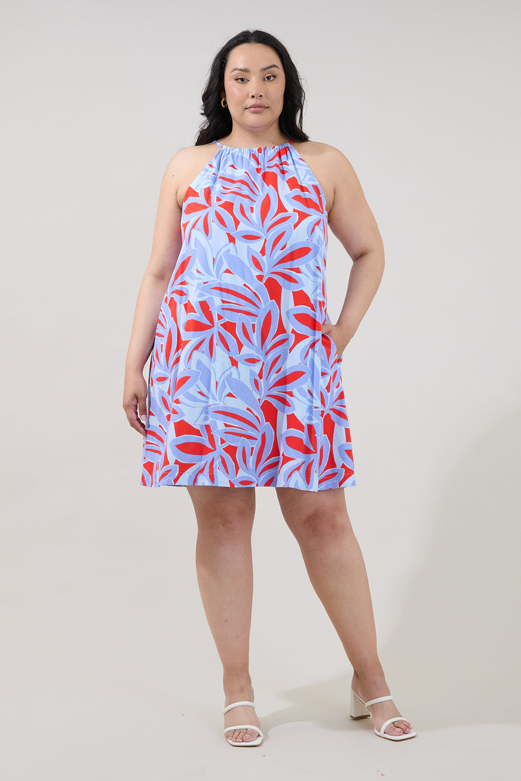 Haity Shift Mini Dress Areca Curve
