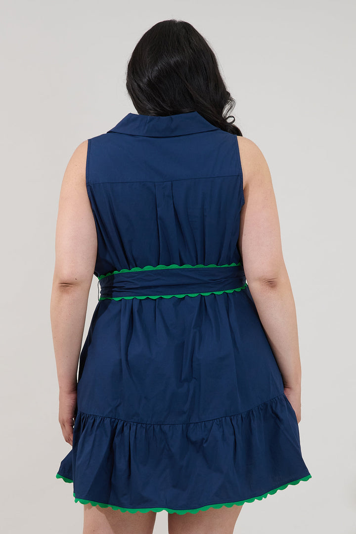 Mariselle Sleeveless Tiered Mini Dress Curve