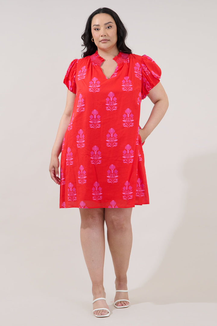 Vermina Shift Mini Dress Artisan Curve