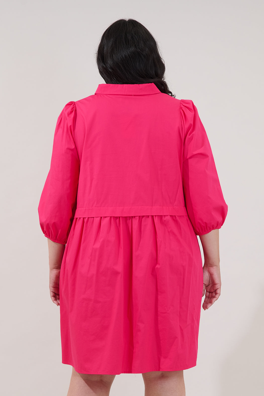 Jurane Long Sleeve Mini Dress Curve