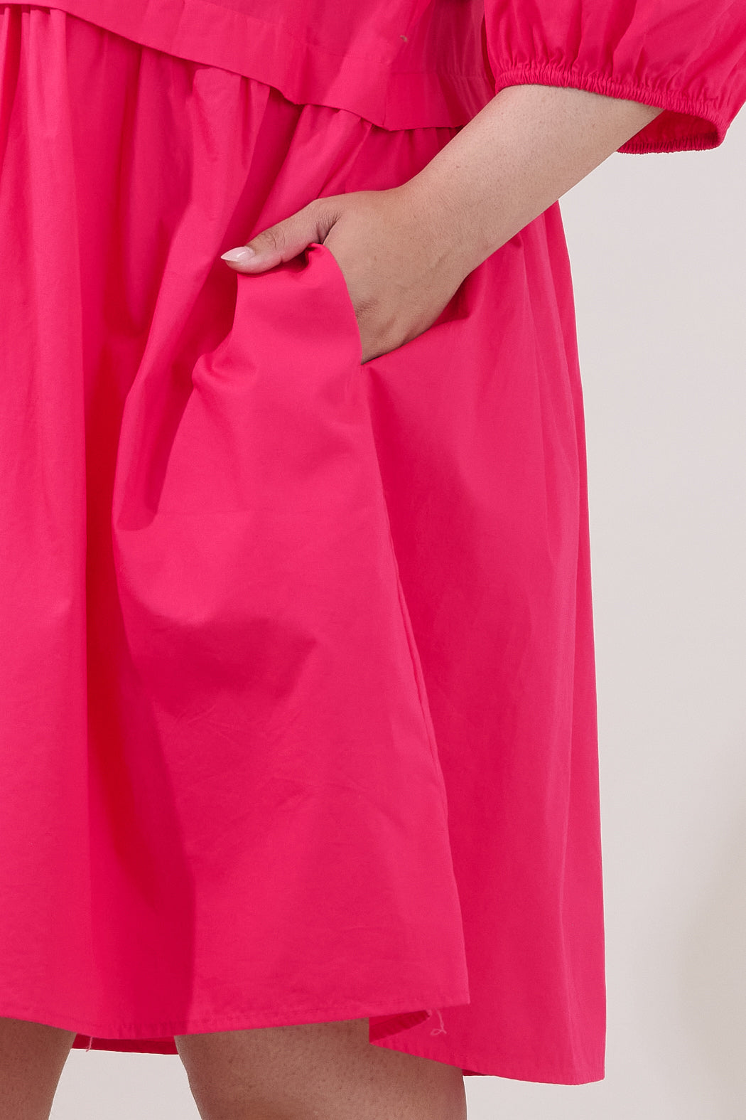Jurane Long Sleeve Mini Dress Curve
