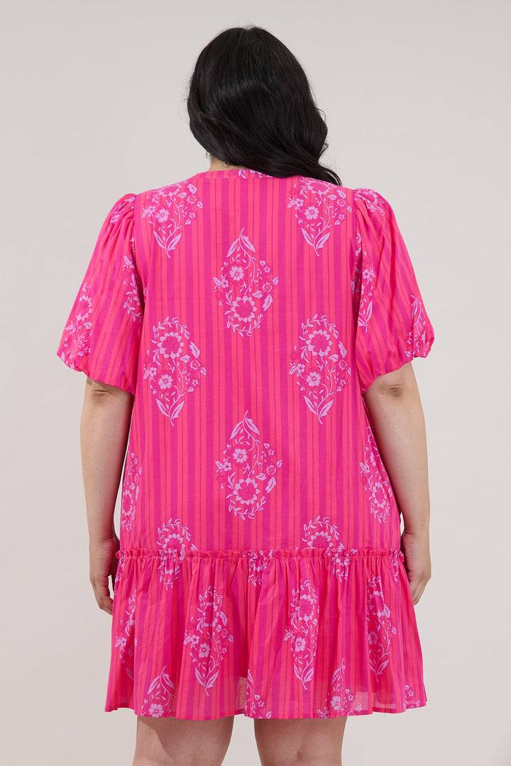 Berke Shift Mini Dress Freesia Curve