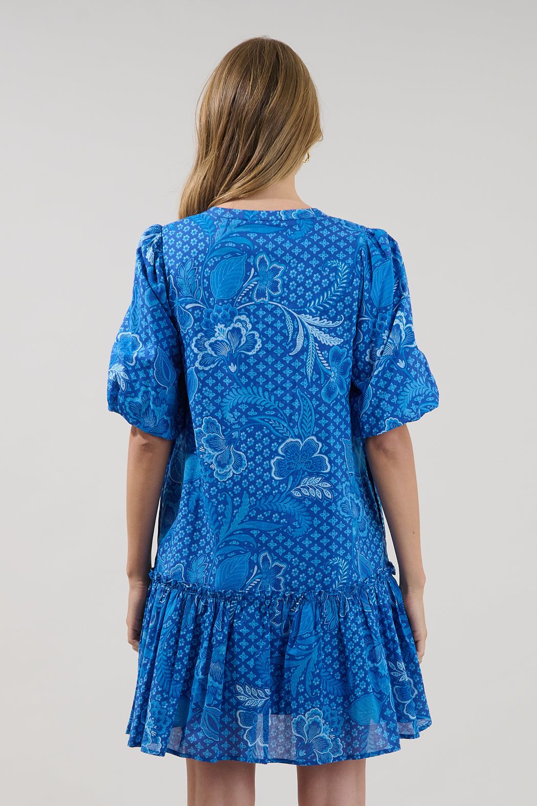 Berke Shift Mini Dress Moonlit