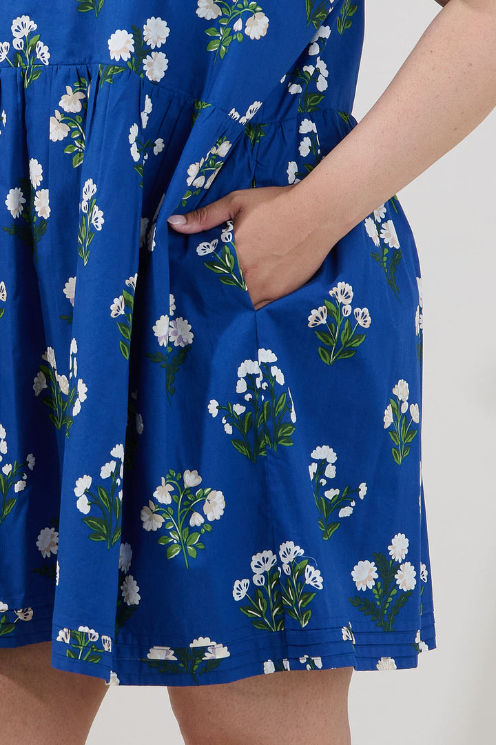 Requis Shift Mini Dress Floral Curve
