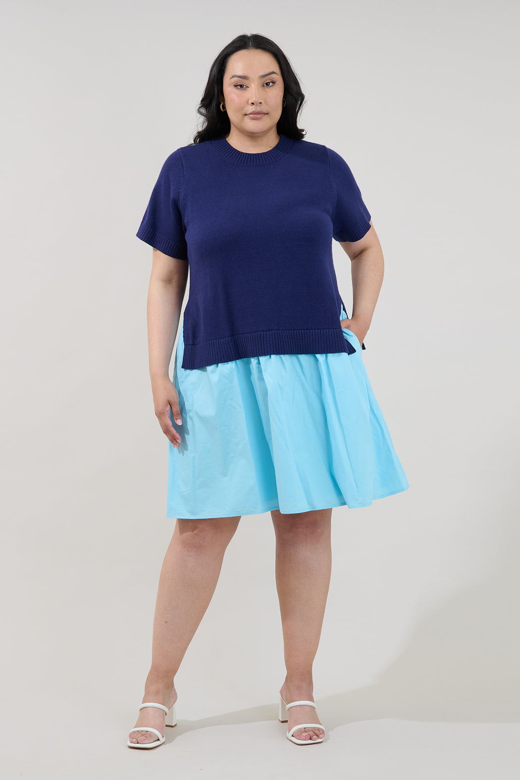 Karola Twofer Mini Dress Curve
