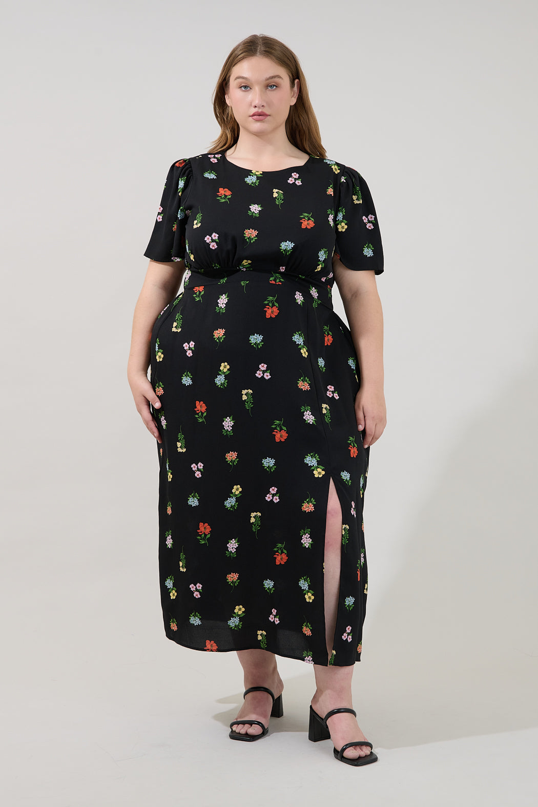 Bloom Midi Dress Remi Garden Curve