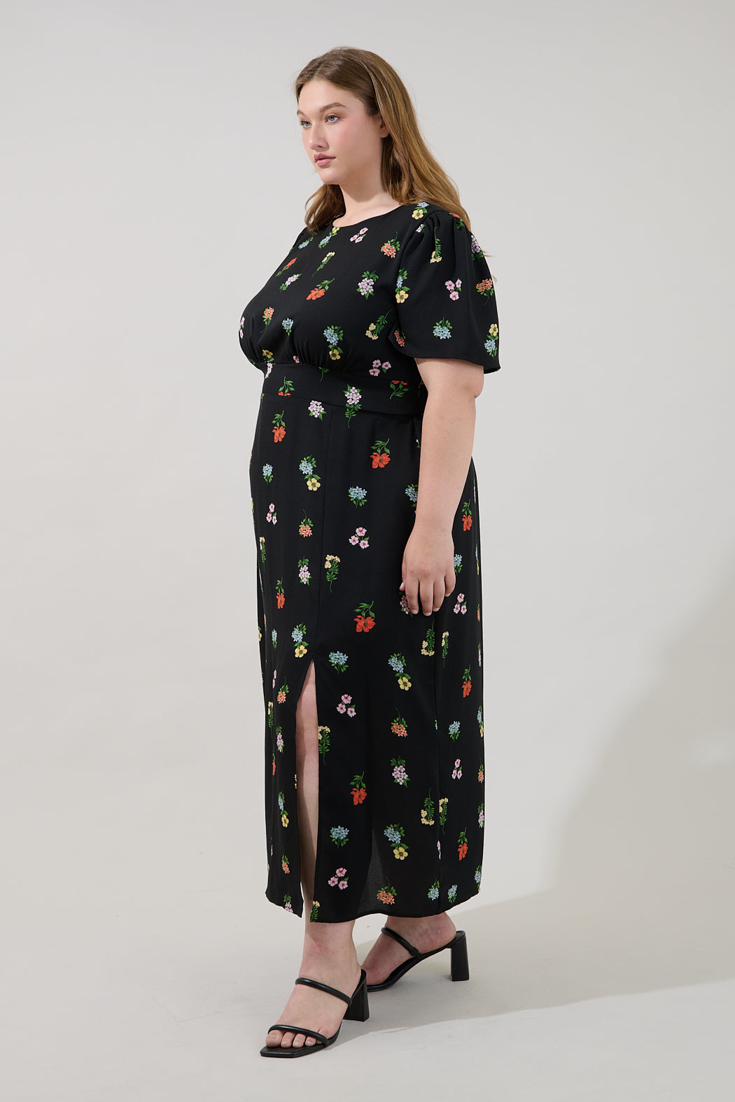 Bloom Midi Dress Remi Garden Curve