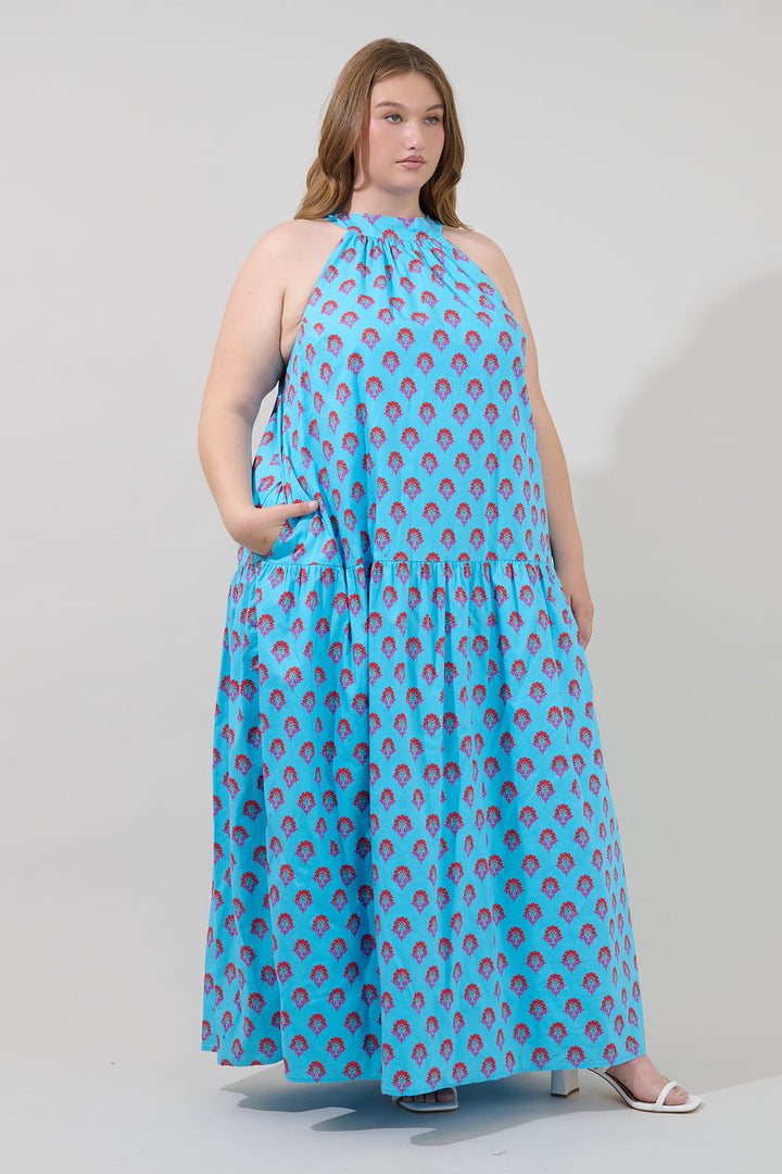 Evonne Maxi Dress Floral Curve