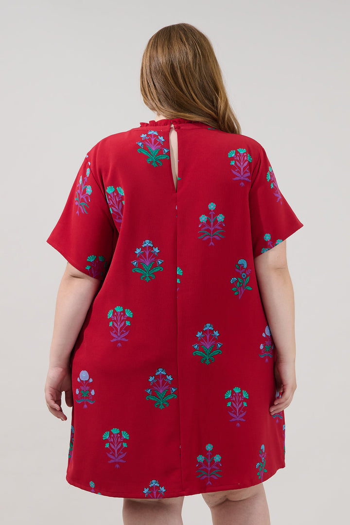 Rickie Shift Mini Dress Genora Floral Curve