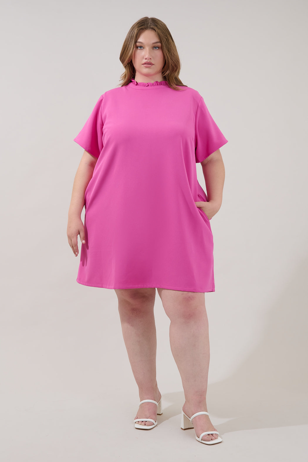 Rickie Shift Mini Dress Curve