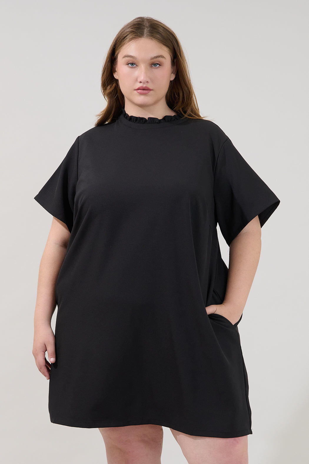 Rickie Shift Mini Dress Curve