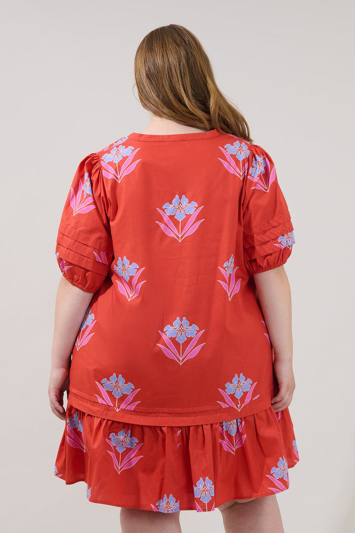 Reani Shift Mini Dress Floral Curve
