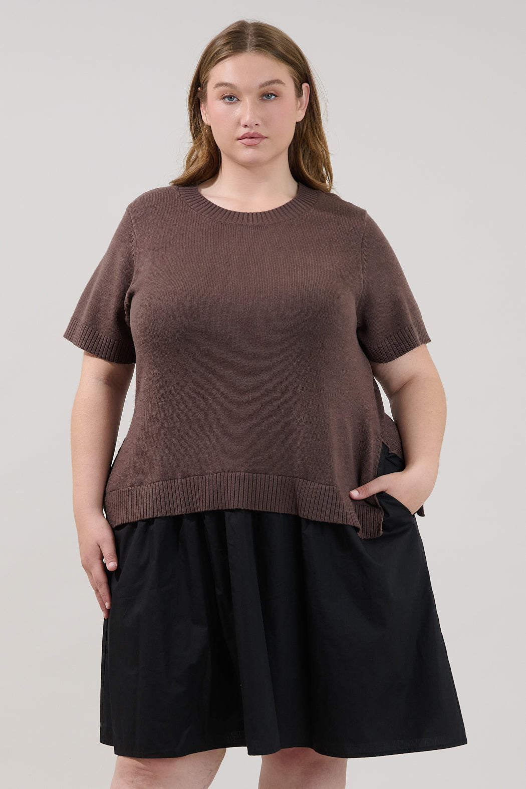 Karola Twofer Mini Dress Curve