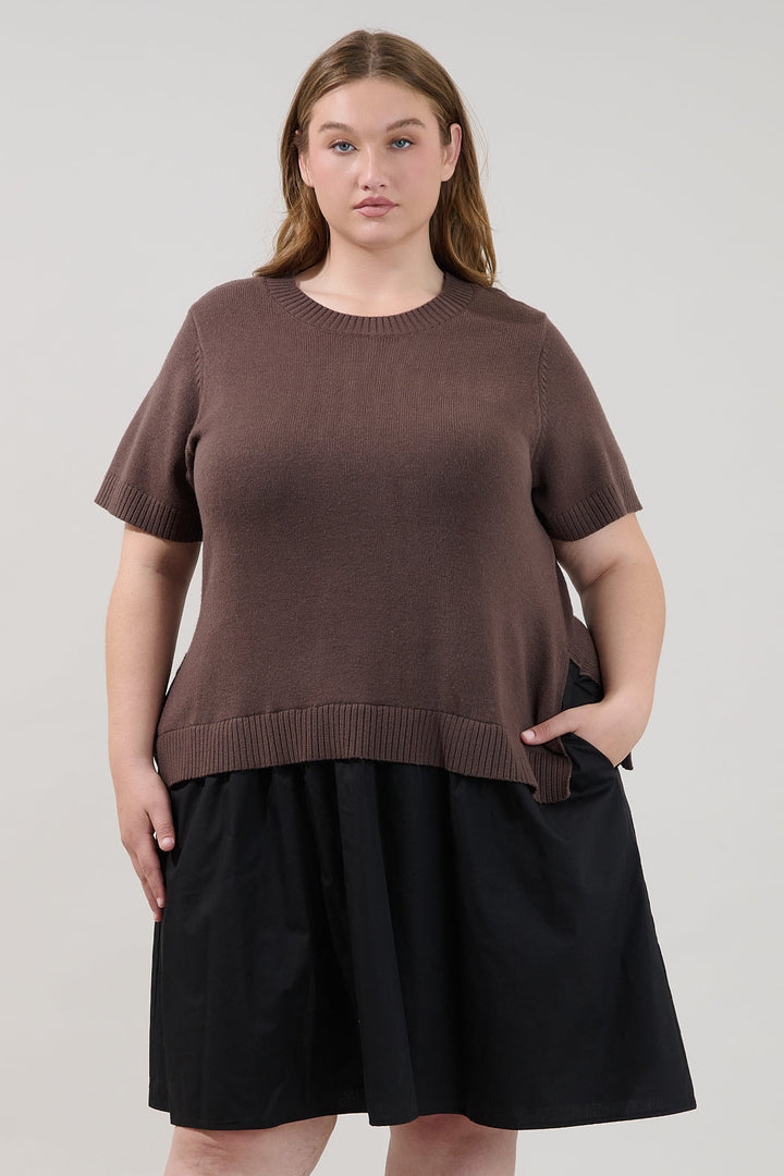 Karola Twofer Mini Dress Curve