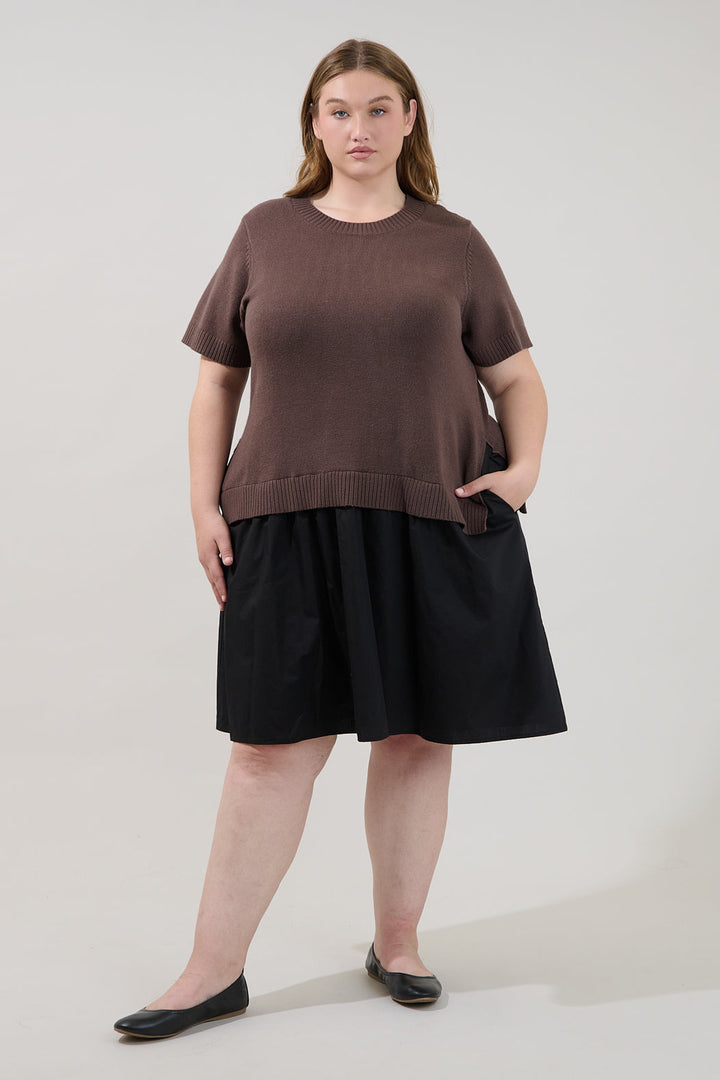 Karola Twofer Mini Dress Curve