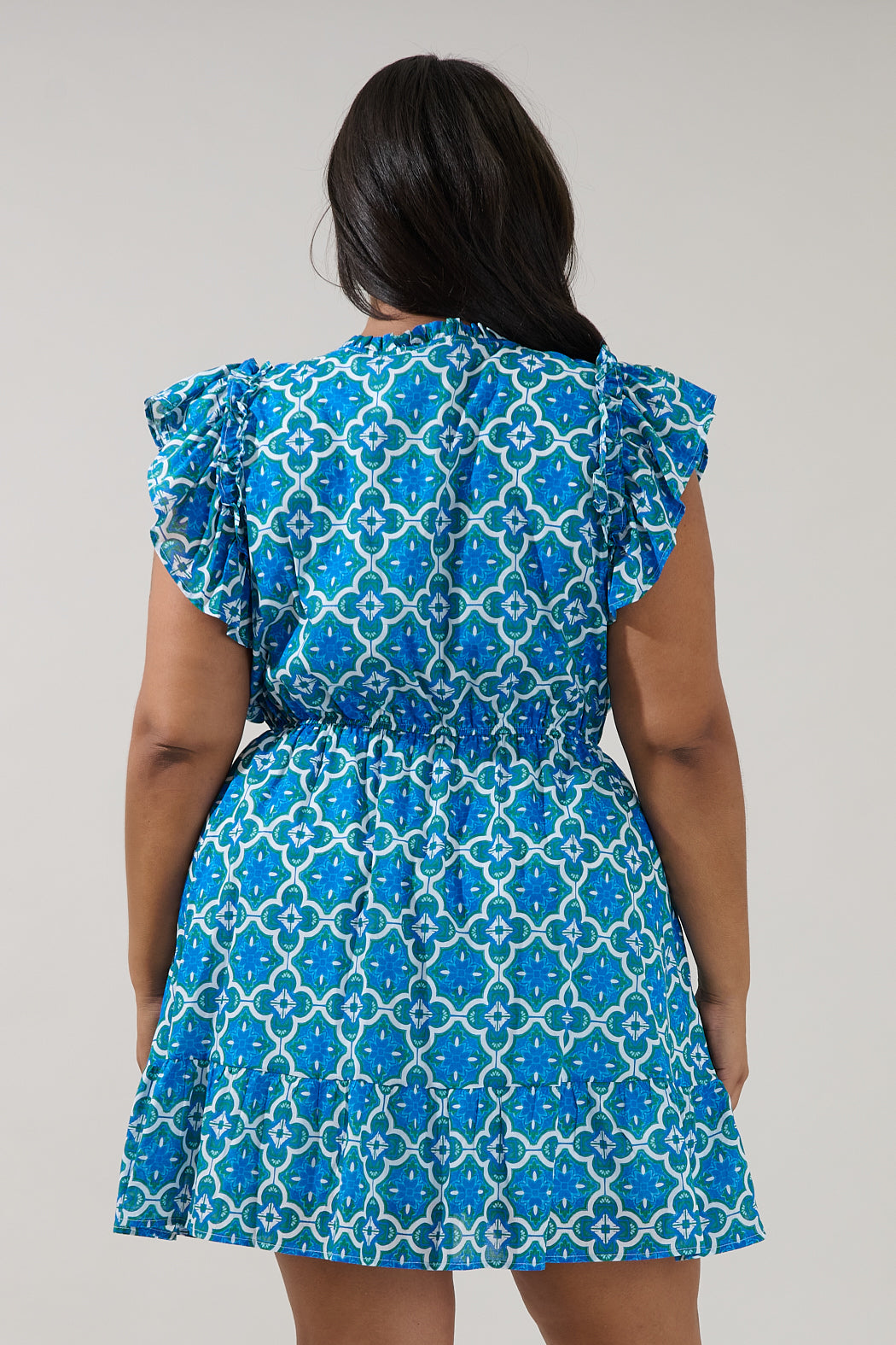 Sardy Mini Dress Tile Curve