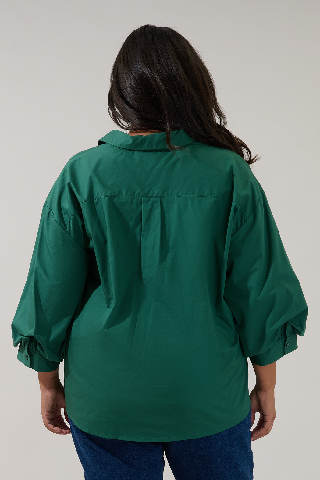Chalet Button Down Top Curve
