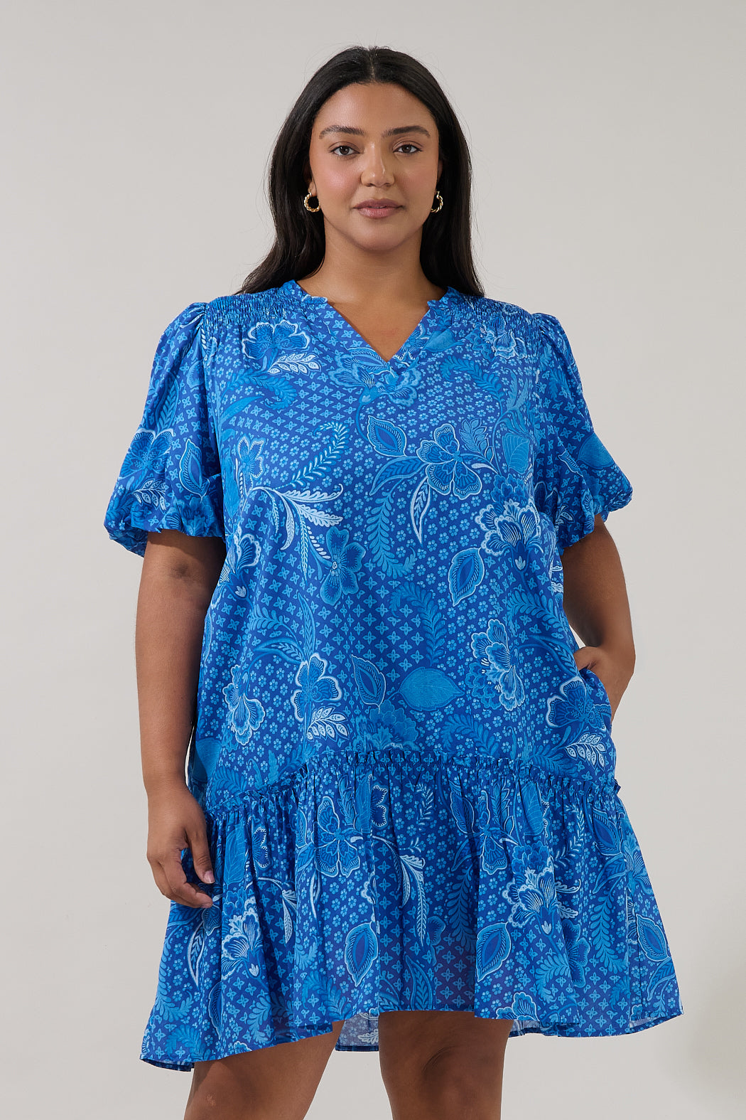 Berke Shift Mini Dress Moonlit Curve