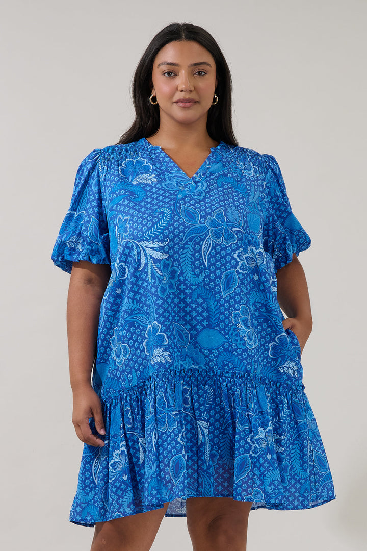 Berke Shift Mini Dress Moonlit Curve