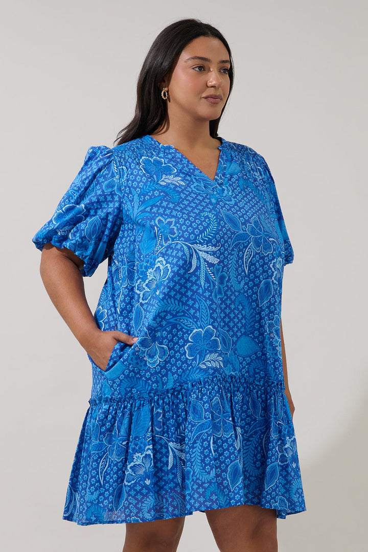 Berke Shift Mini Dress Moonlit Curve