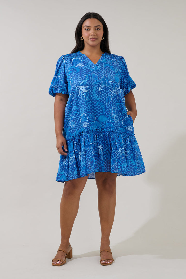 Berke Shift Mini Dress Moonlit Curve