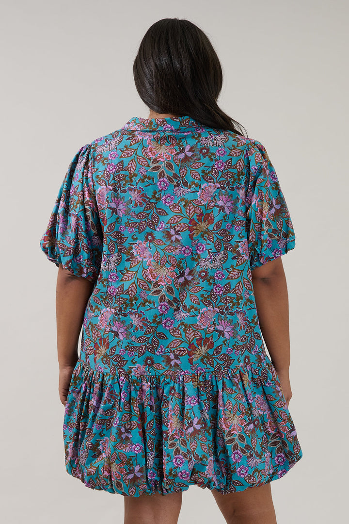 Stacci Bubble Mini Dress Berlin Floral Curve