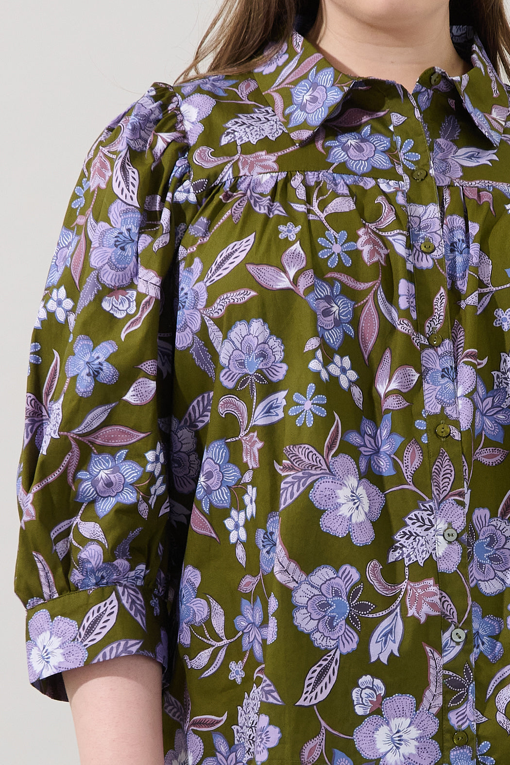 Fae Button Down Top Reverie Curve
