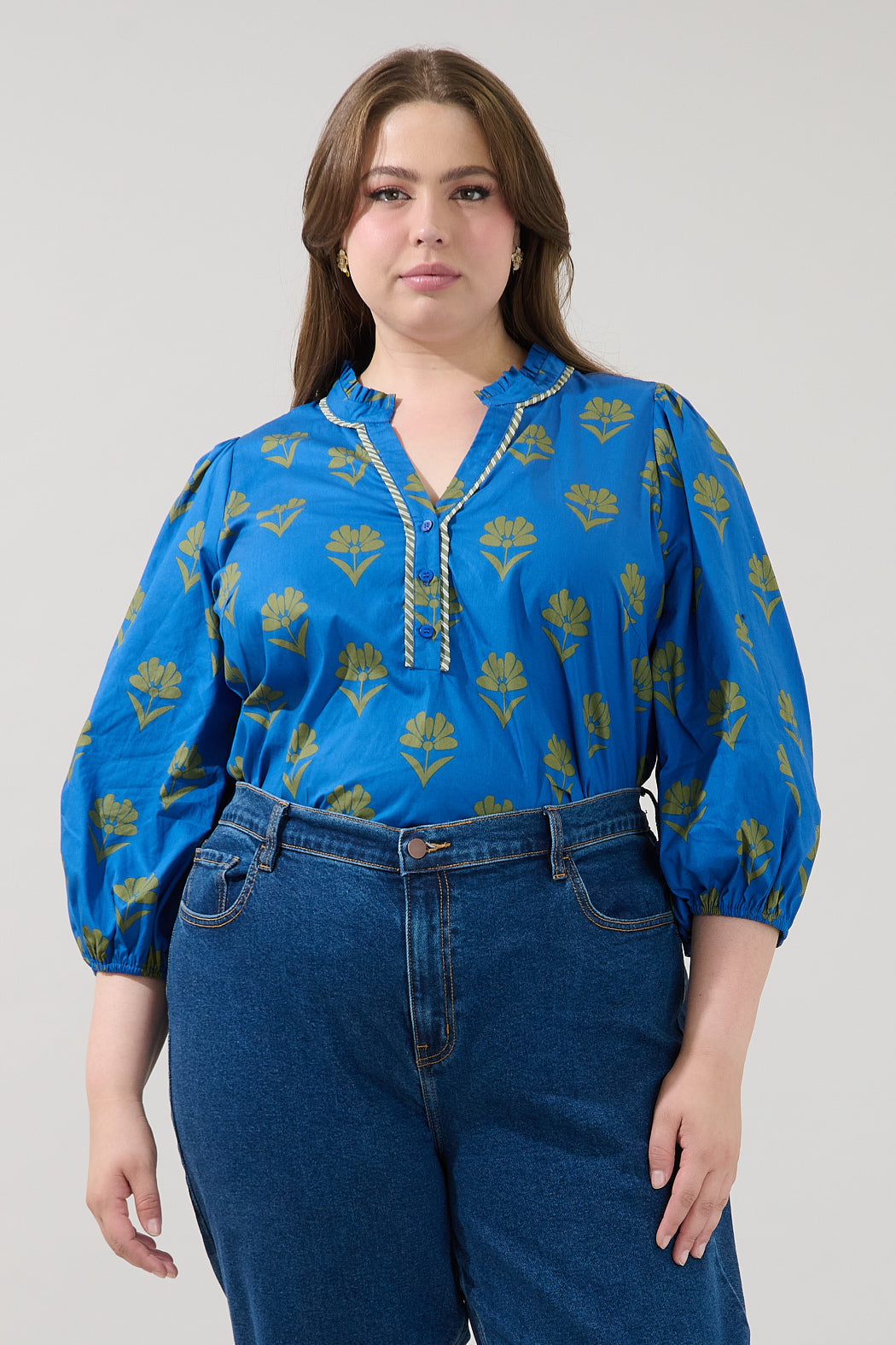 Robin Long Sleeve Top Countryside Curve