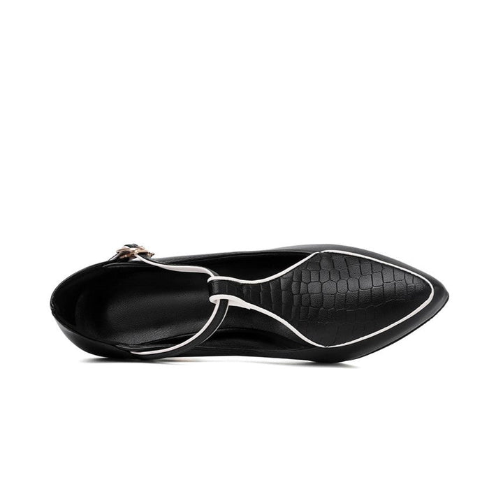 Monroe  T-Bar Jewel Pumps