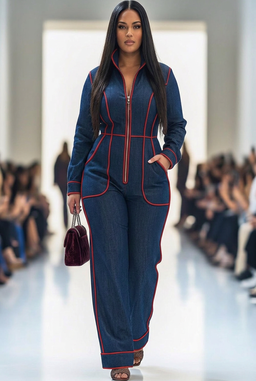 Rosa - Casual Wide Leg Jumpsuit