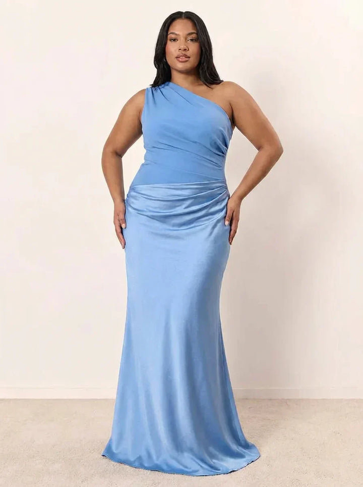 Floriane | Maxi Dress with a Guilt in Satin