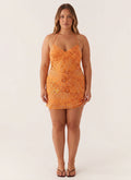 Honora - Sparkling Beaded Mini Dress