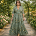 Juno | Botanical Elegance Maxi Dress