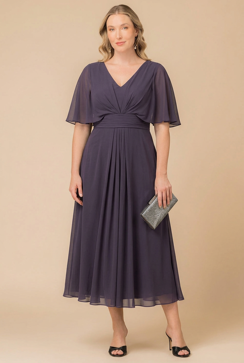 Whispered Elegance Midi Dress