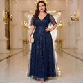Yasmin | Enchanting Burgundy Evening Gown