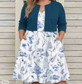Priya - Floral Dress Two-Piece Set