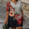 Cordelia V-Neck Dress: Fresh Spring Elegance