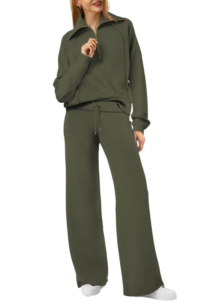 Casual Sports 2-Piece Set for Women, Autumn Winter Outfit