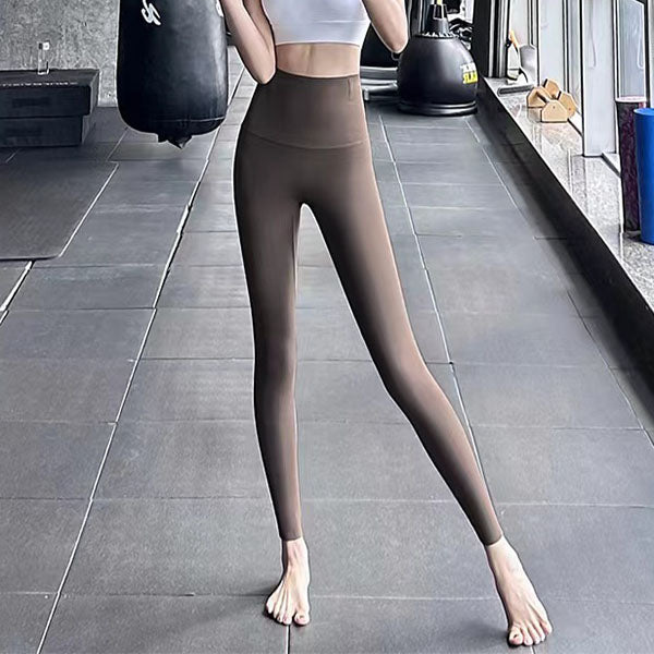 Fleece-Lined Leggings for Women, High-Waist Thermal Winter Pants