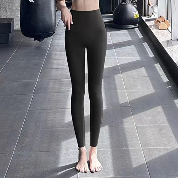 Fleece-Lined Leggings for Women, High-Waist Thermal Winter Pants