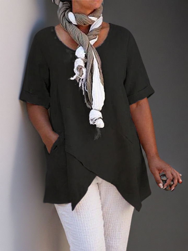 MaggieCasual A-Shape Wrap Tunic