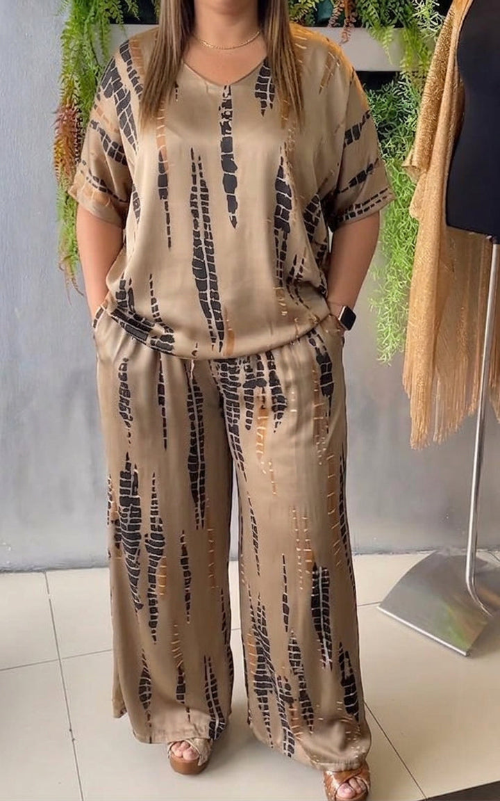 Freya  Co-ord Set Printed Two-Piece