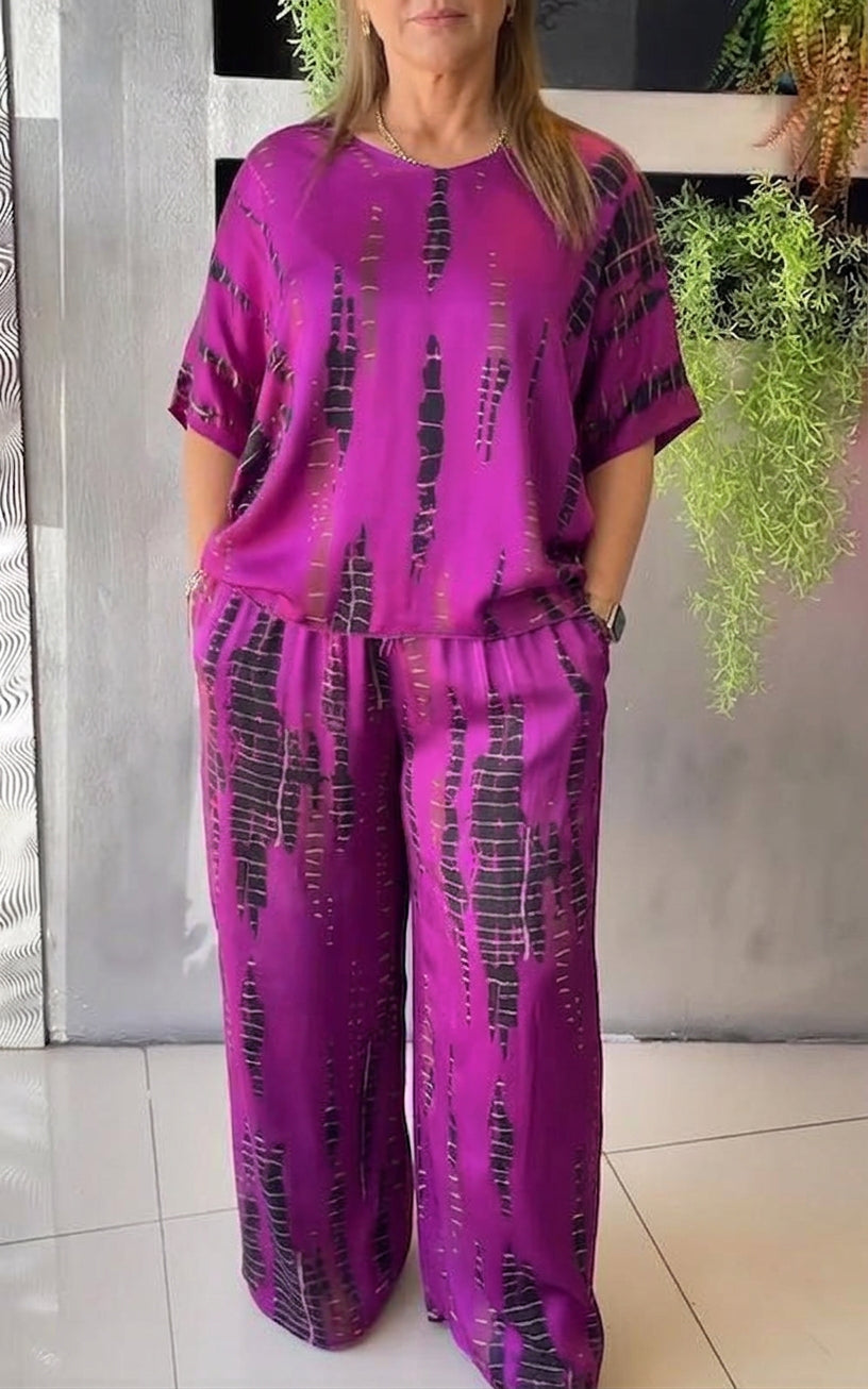 Freya  Co-ord Set Printed Two-Piece
