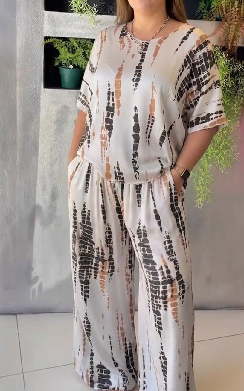 Freya  Co-ord Set Printed Two-Piece