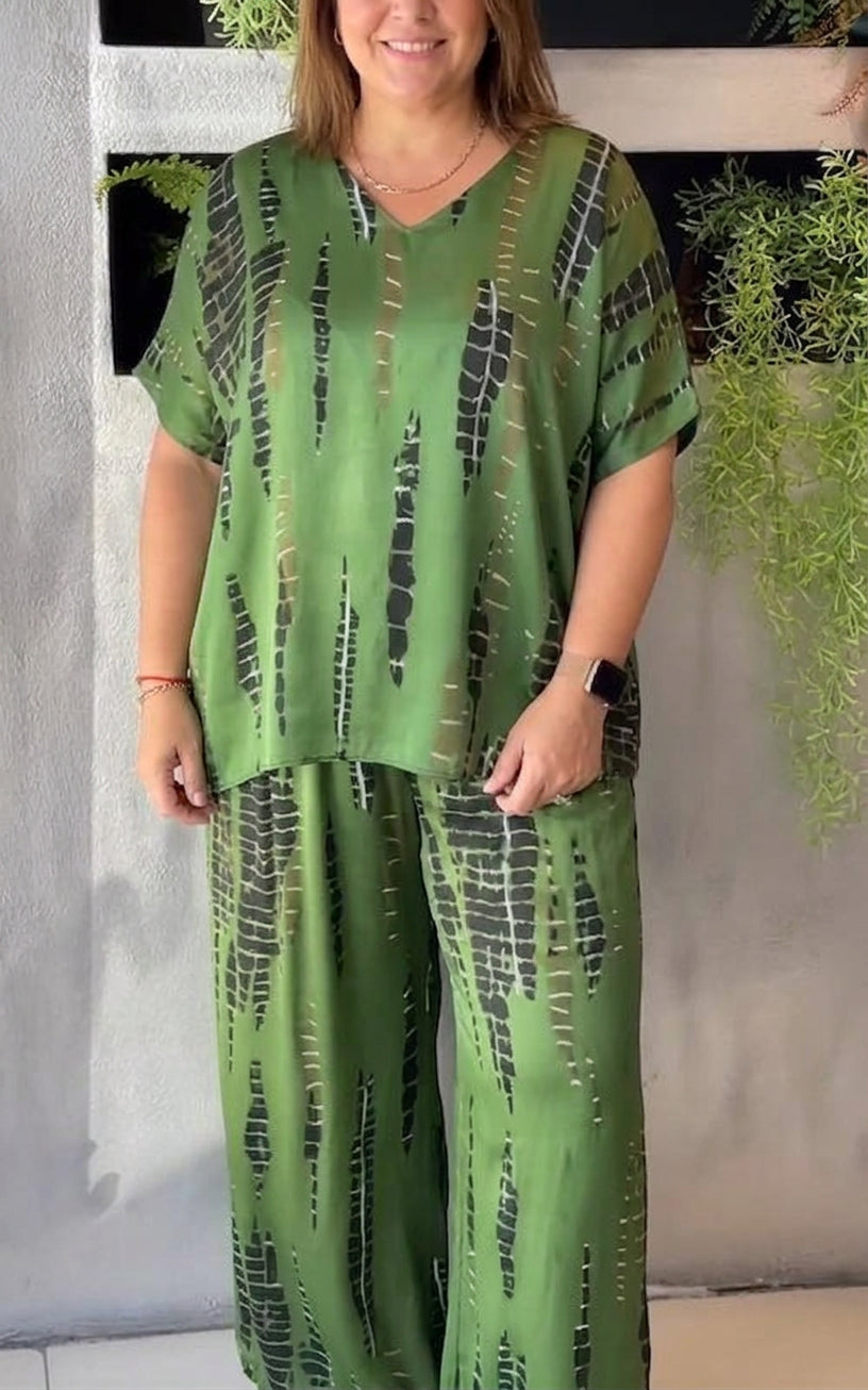 Freya  Co-ord Set Printed Two-Piece